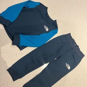 North Face Waffle Face Thermals Size 3T